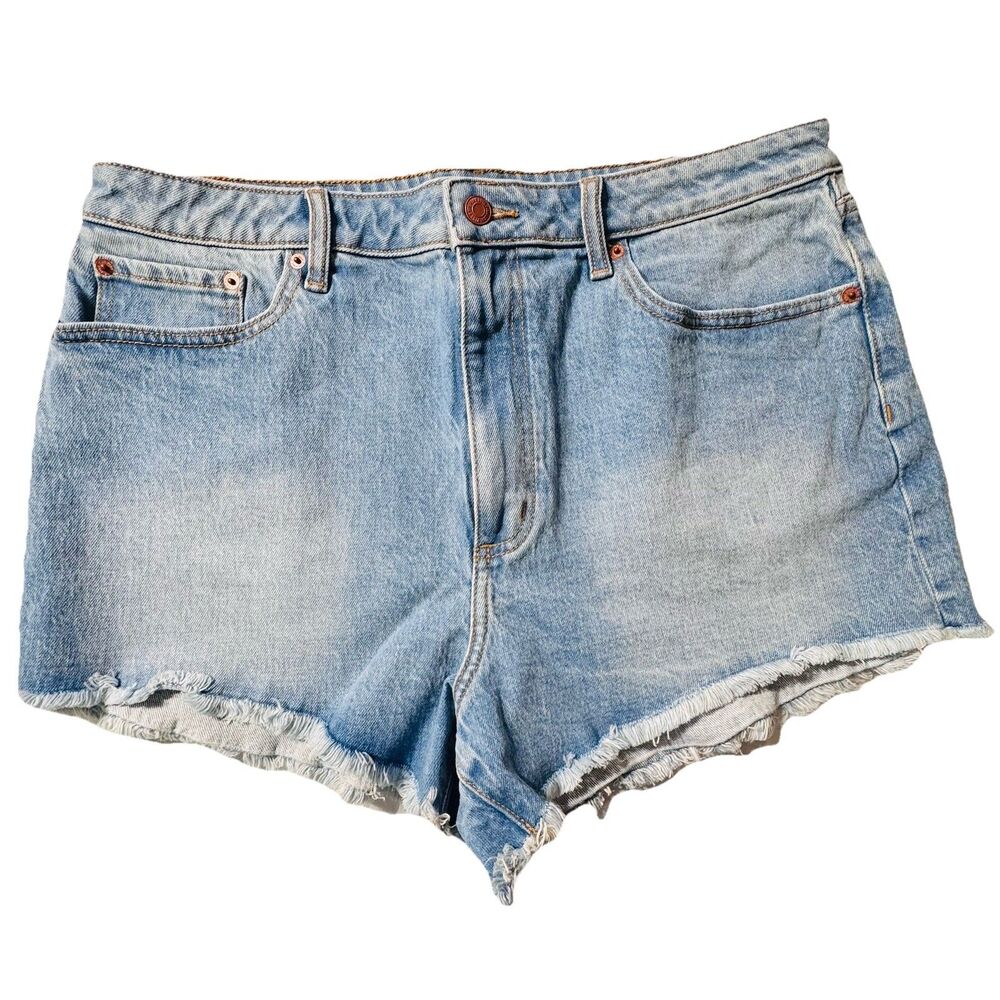 New Pink Victoria's secret cutoff denim shorts jeans blue distressed size 16